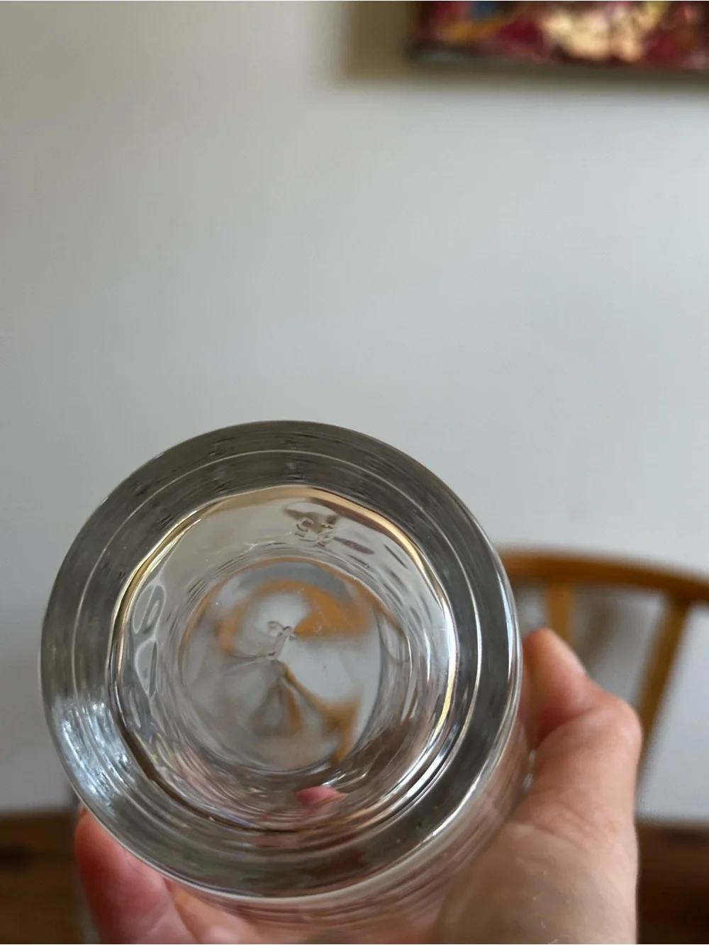 Clear Textured Glass Tumbler Set - 4 Pack